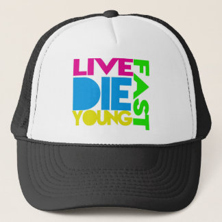 Live fast die young trucker pet