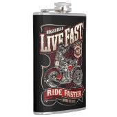 Live Fast Ride Sneller Heupfles (Rechts)