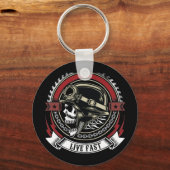 Live Fast Sleutelhanger (Voorkant)