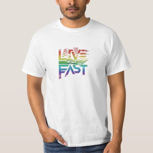 Live Fast T-shirt (Voorkant)