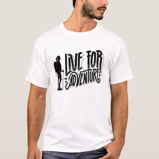 Live for Adventure T-shirt (Voorkant)