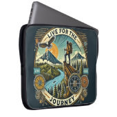 "Live for the Journey"-laptophoes Laptop Sleeve (Voorkant Rechts)
