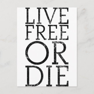 Live Free of Die Briefkaart