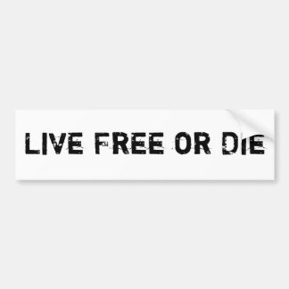 Live Free of Die Bumpersticker
