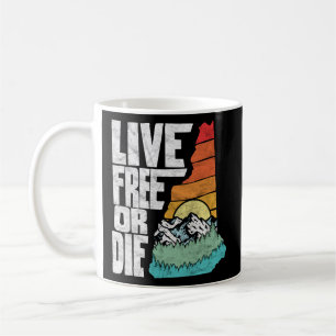 Live Free of Die New Hampshire Natuur Koffiemok