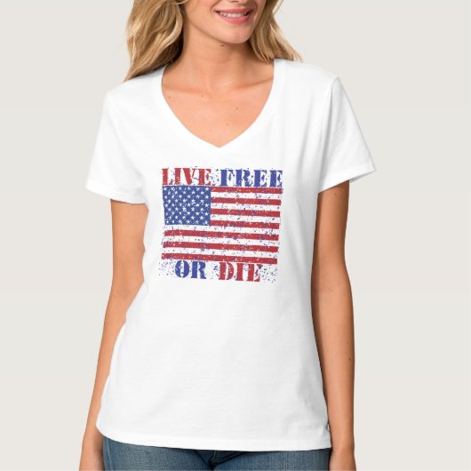 Live Free of Die T-shirt (Voorkant)