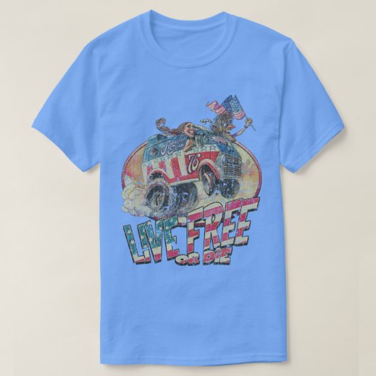 Live Free of Die T-shirt (Design voorkant)