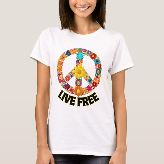 Live Free.w T-shirt (Voorkant)