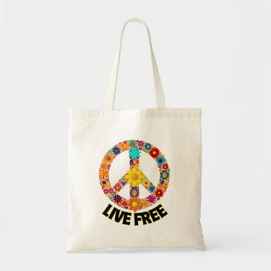 Live Free.w Tote Bag (Voorkant)