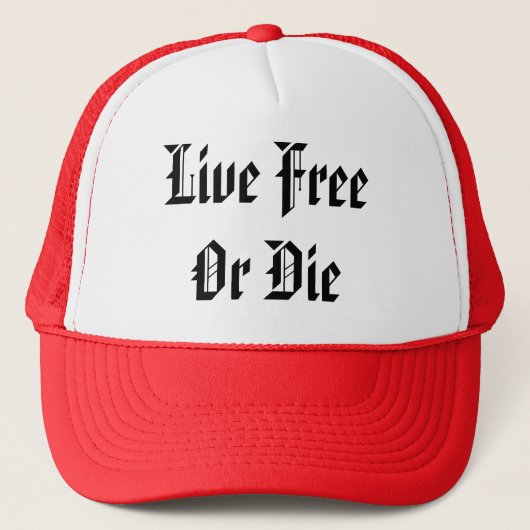 Live FreeOr die Trucker Pet (Voorkant)