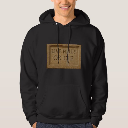 Live Fully Hoodie (Voorkant)