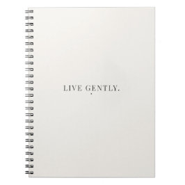 Live Gently Notitieboek – Kalme Levensstijl Dagboe