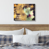 Live Gewoon bloesems Inspirerend woorden Canvas Afdruk (Insitu (Slaapkamer))