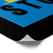 live golden rule stop met pesten poster (Hoek)