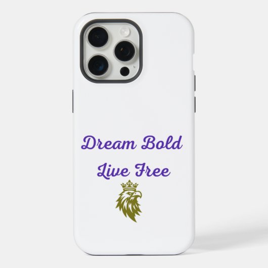 Live Gratis iPhone Case Hoesje (Achterkant)