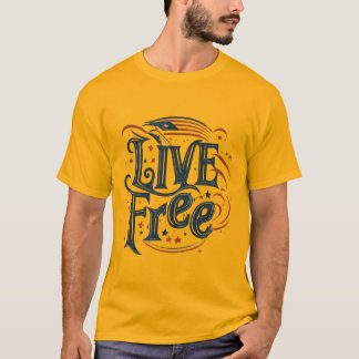 LIVE GRATIS (Klassiek T-shirt) T-shirt