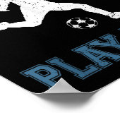 Live Gratis spelen Hard Grappig Voetbal Lover Quot Poster (Hoek)