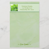 "Live Green"-bankierwerk Briefpapier (Voorkant)