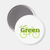 Live Green Bike Magneet (Voorkant / Achterkant)