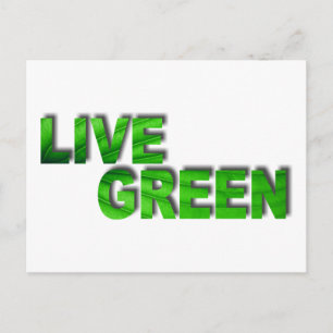Live Green Briefkaart
