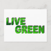 Live Green Briefkaart (Voorkant)