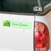 "Live Green"-Bumpersticker Bumpersticker (Op Truck)