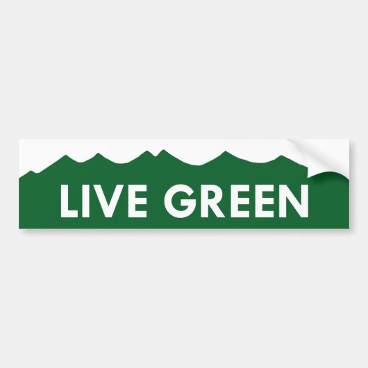 Live Green Colorado Sticker (Voorkant)
