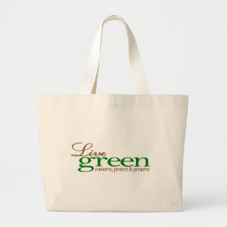 Live Green Conserve Grote Tote Bag
