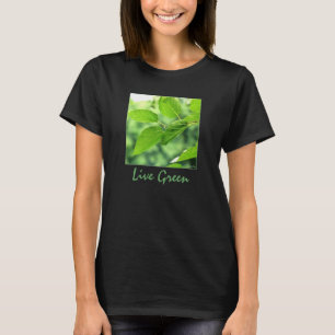 'Live Green' Dames T-shirt