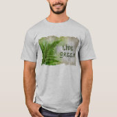 Live Green Eco Friendly Earth Day T-Shirt (Voorkant)