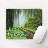 Live Green - Forest Muismat (Met muis)