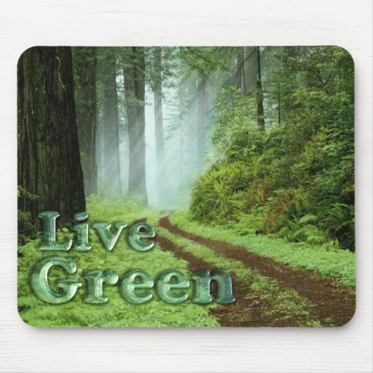 Live Green - Forest Muismat (Voorkant)
