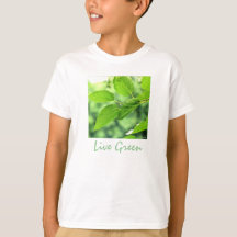 'Live Green' Kinderen T-shirt