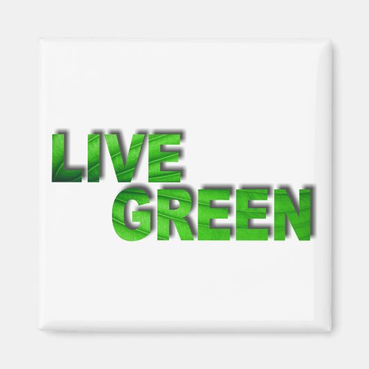 Live Green Magneet (Voorkant)
