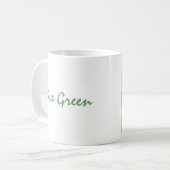 "Live Green"-Mok Koffiemok (Voorkant links)