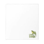 Live Green Notitieblok (Voorkant)