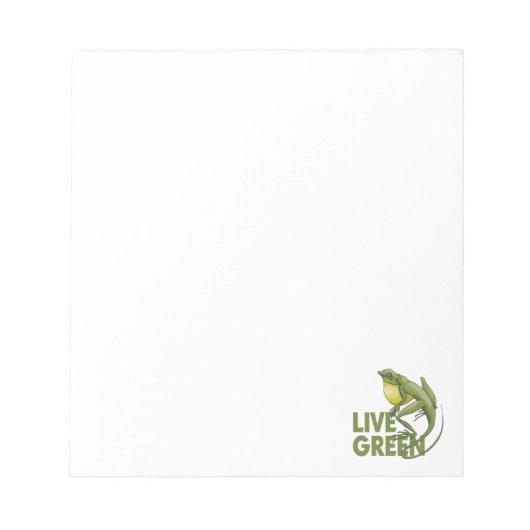 Live Green Notitieblok (Voorkant)