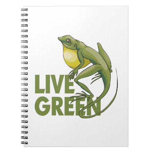 Live Green Notitieboek (Voorkant)