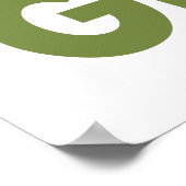 Live Green Poster (Hoek)