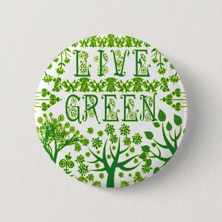 Live Green Ronde Button 5,7 Cm