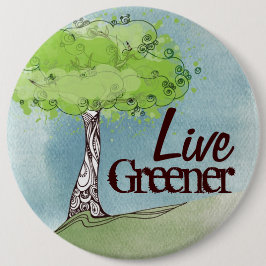 Live Green Ronde Button 6,0 Cm