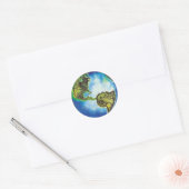 Live Green Ronde Sticker (Envelop)