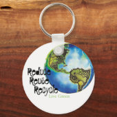 Live Green Sleutelhanger (Voorkant)