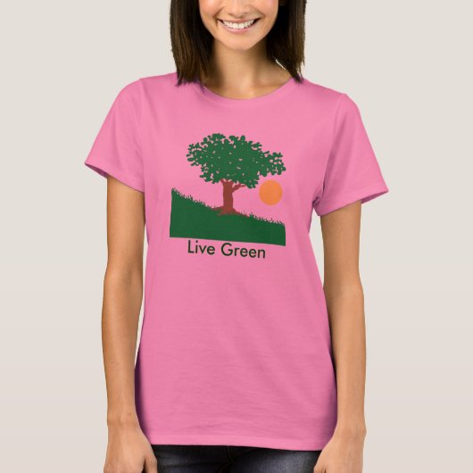Live Green T-shirt (Voorkant)