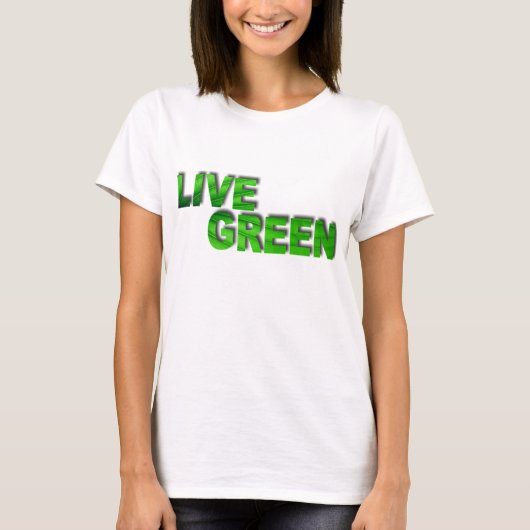 Live Green T-shirt (Voorkant)