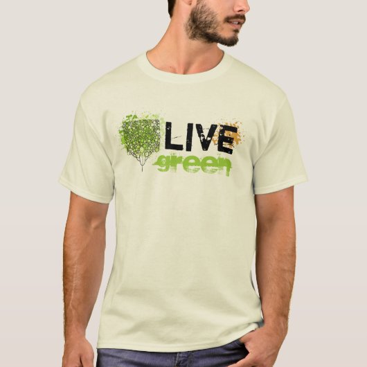 Live Green T-shirt (Voorkant)