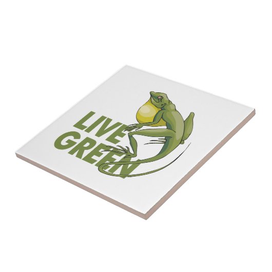 Live Green Tegeltje (Zijkant)