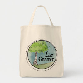 Live Green Tote Bag