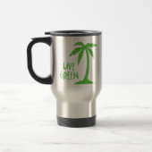 Live groen - palmboom reisbeker (Links)