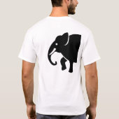 Live groot grafisch T-shirt (Achterkant)